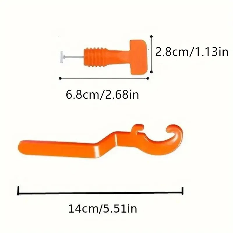 51 Pieces, Polypropylene (Pp) Adjustable Tile Spacers, with Positioning Cones and Positioning Tabs, for Professional Flooring and Wall Tiles