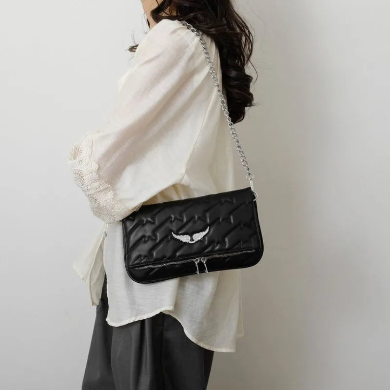 High Quality Designer Diaper Bag For Women Simple Vintage Handbag Leather Crossbody Shoulder Purse Tote Messenger Satchel