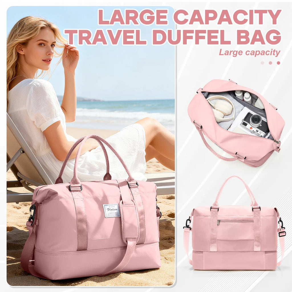 Sports Bag, Hand Luggage Travel Bag Weekender Backpack, Hospital Clinical Birth Bag For Women, Carry on Luggage,Travel Bag Large