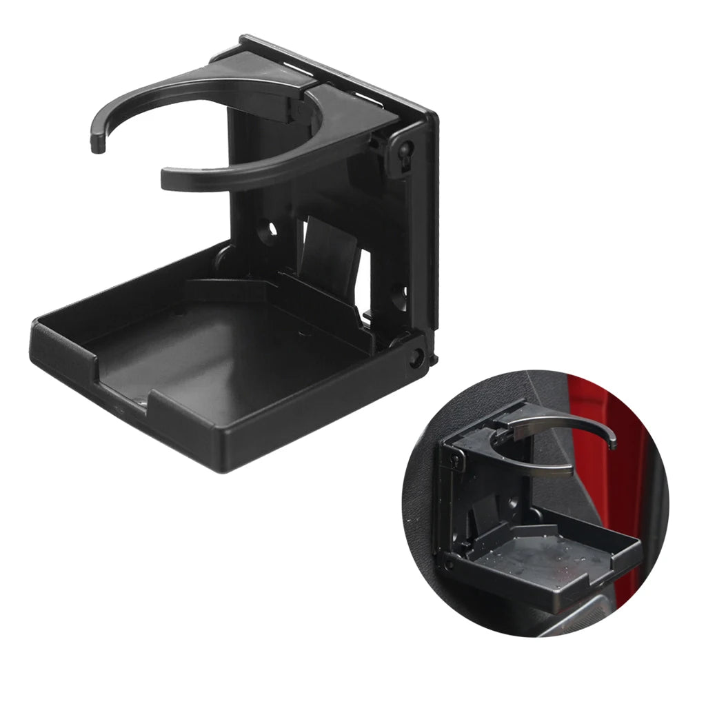 Double/Single Level Universal Car Truck Din Radio Pocket Drink-Cup Holder Storage Box Drink-Cup Holder Durable Accessories