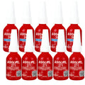 Large Package - Outdoor Portable Glue, Medium-Strength Anaerobic Removable Blue Glue, Oil-Resistant, Vibration-Resistant + High-Strength Red Permanent Screw-Locking Glue Combo, 10ml Capacity, Removable