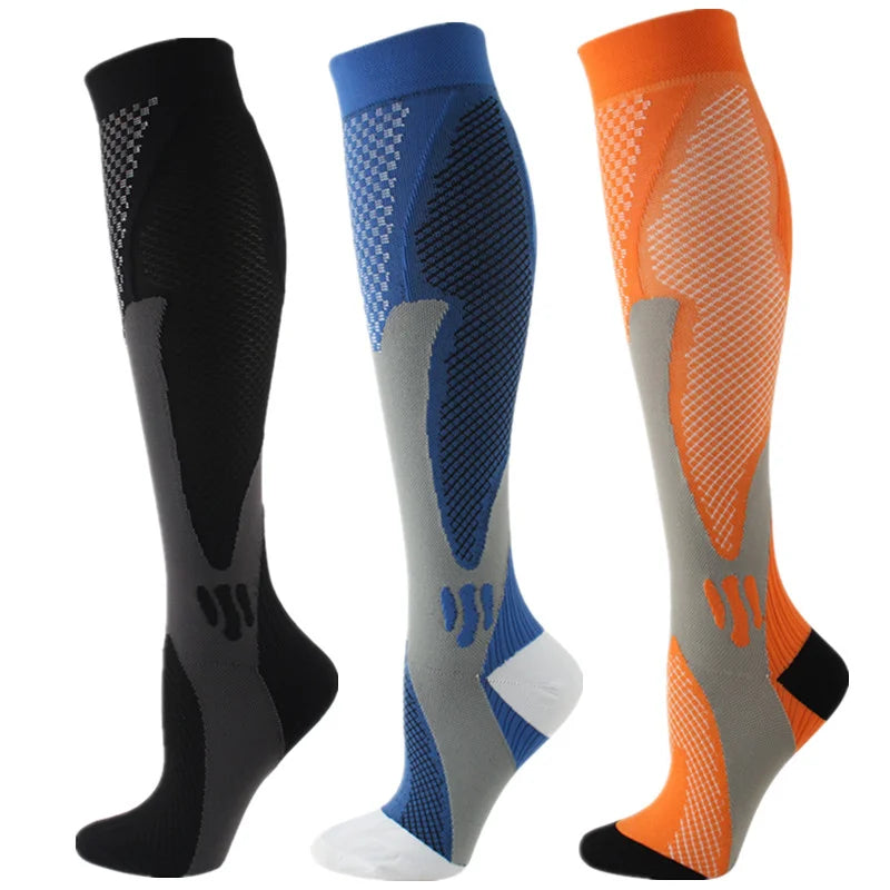 Compression Socks Running Football Sports Medical Nursing Socks for Flight Travel Pregnancy Edema Diabetes Varicose Veins Socks