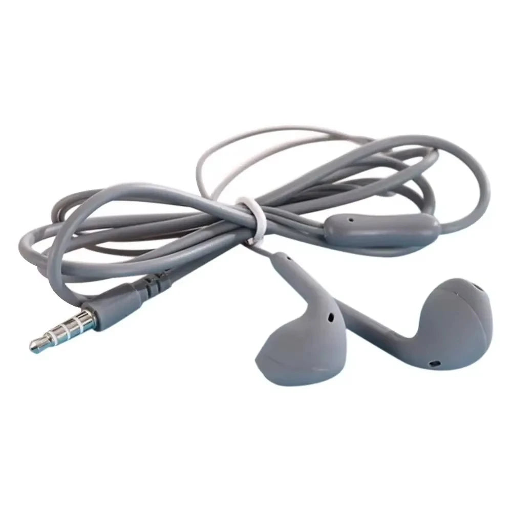 1PC 3.5mm Stereo In-Ear Earphone With Microphone Heavy Bass Wired Headset Earphones with Mic Universal for Xiaomi/Huawei/Samsung