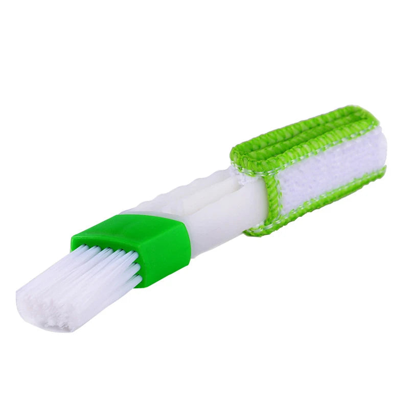 1/2Pcs Car Cleaning Brush Double-Use Air Conditioning Brush Dashboard Air Outlet Crevice Cleaning Brushes Car Interior Cleaning