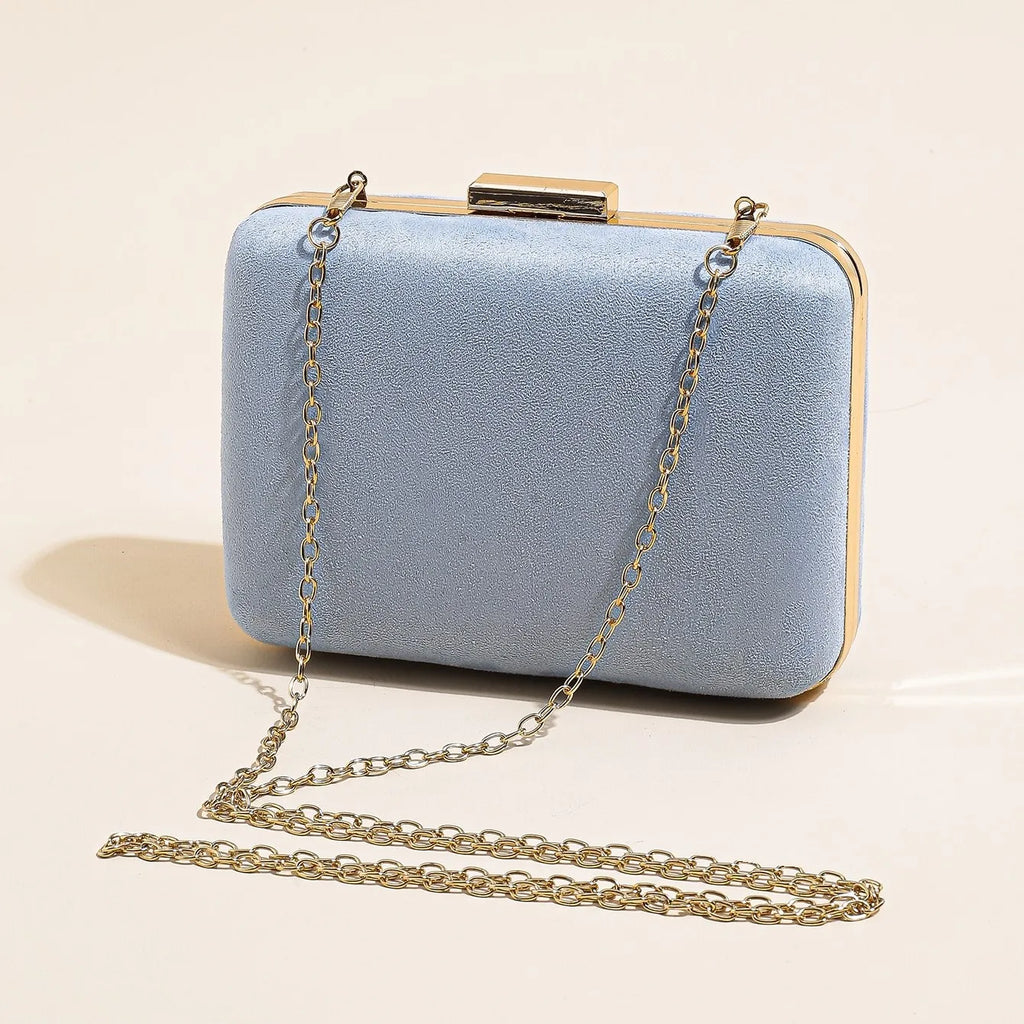 Mini Simpl Elegant Velvet Clutch Evening Bags for Women Formal Wedding Party Clutch Purse Prom