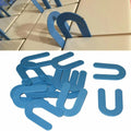 100pcs U-shaped Horseshoe Shims Tile Spacers PP Level Wedges Positioning Clips Floor Wall Tile Gap Fixing Construction Tools