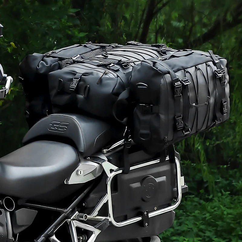Motorbike Motorcycle Luggage Pack Multi-Function Waterproof Motocross Rear Seat Bag 10L 20L 30L Outdoor Riding Backpack