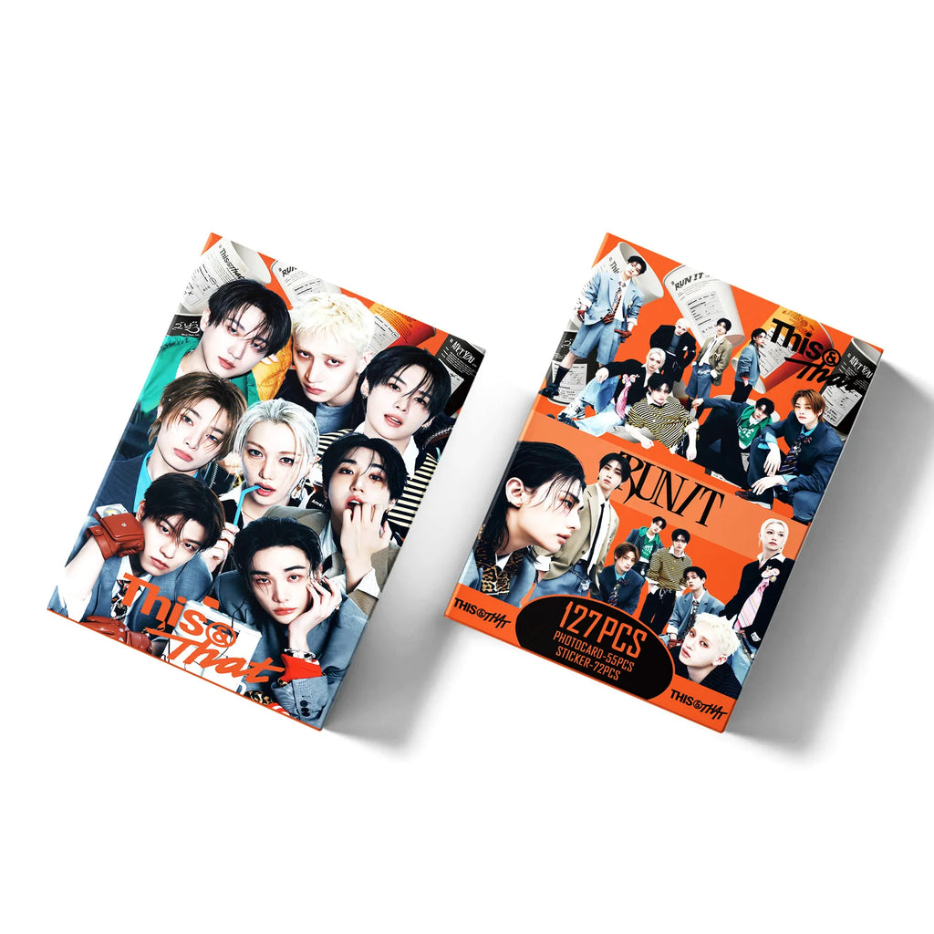 127 Korean Boy Group THIS&THAT Mini Cards Stickers Celebrity Photo Cards LOMO Cards Fan Collection Cards Gift