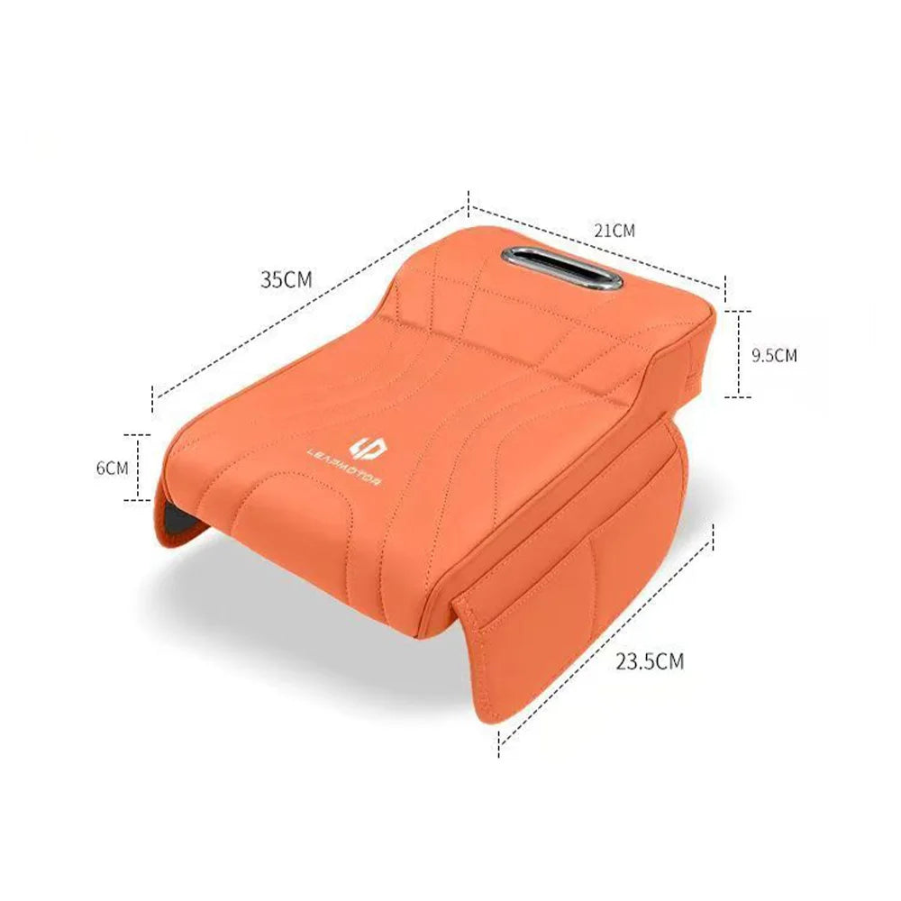 NEW 1PC Car Center Console Armrest Booster Pad Arm Elbow Support For Leapmotor C10 C16 2024 2025 Auto Accessories