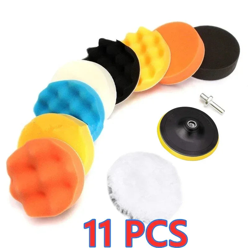 5/11/22/39 pcs Car Polishing Sponge Pads Kit Foam Pad Buffer Kit Polishing Removes Scratches polishing pad  car polisher