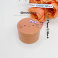 2inch Hello Kitty Herb Grinder Metal Sanrio Mortar Spice Mill Manual 4-layer Salt Grass Tobacco Grinder Smoke Cigarette Tool