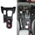 Center Console Organizer Gear Shift Side Storage Pocket Tray & Cup Holder For Jeep Wrangler JL JLU & Gladiator JT 2018 - 2025
