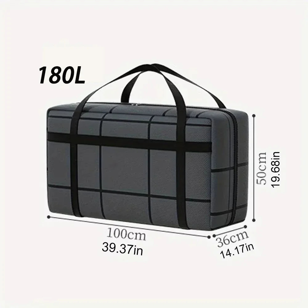 1pc Large-capacity Hand-held Clothes Storage Bag Foldable Dust-proof Non-woven Fabric Packing Bags Bedroom Wardrobe Organizer