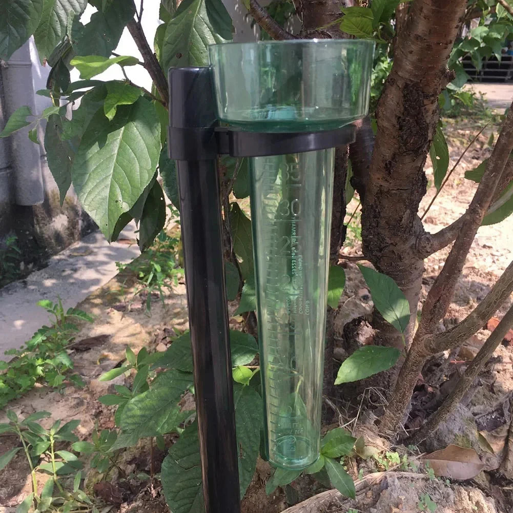 35mm Rain Gauge Rainwater Meter Polystyrene Water Rain Measurement Tool Outdoor Garden Ground Rainfall Guage