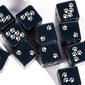 5Pcs Cat Claw D6 Dice Cute Cubic Dices 6 Sides D6 Resin 16mm Standard Polyhedral Dice Set for Tabletop Games Magic The Gathering