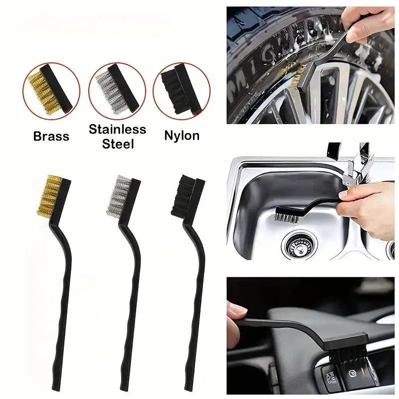 Car Detailing Brush Set The Ultimate Auto Cleaning Kit for Vents Gaps Maintenance Car Air Outlet Detail Clearance Brush