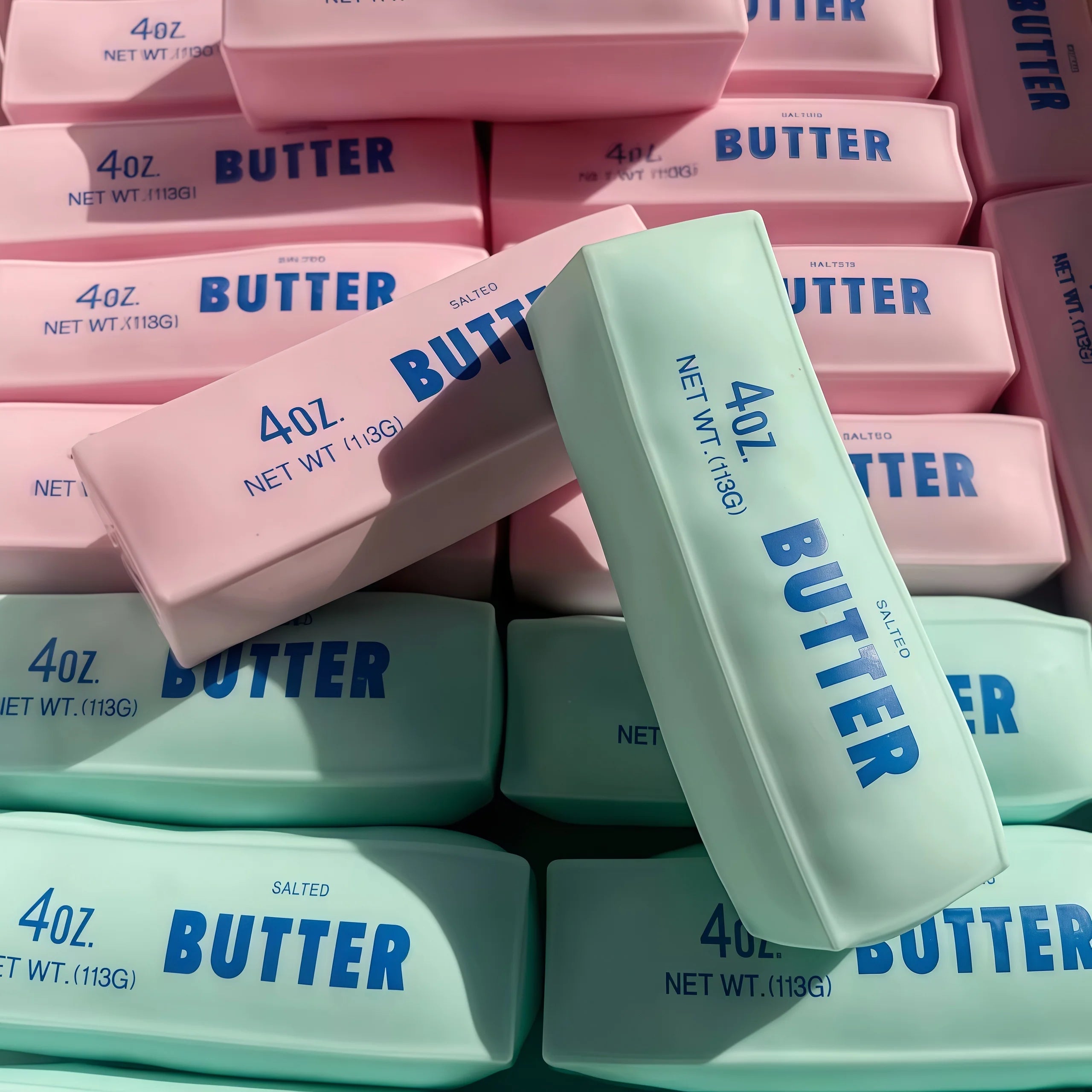 Creative Butter Stick Squishy Fidget Toy Building Block Filling No Rebound Squeeze Toy Adult Sensory Stress Relief Fidget Toy