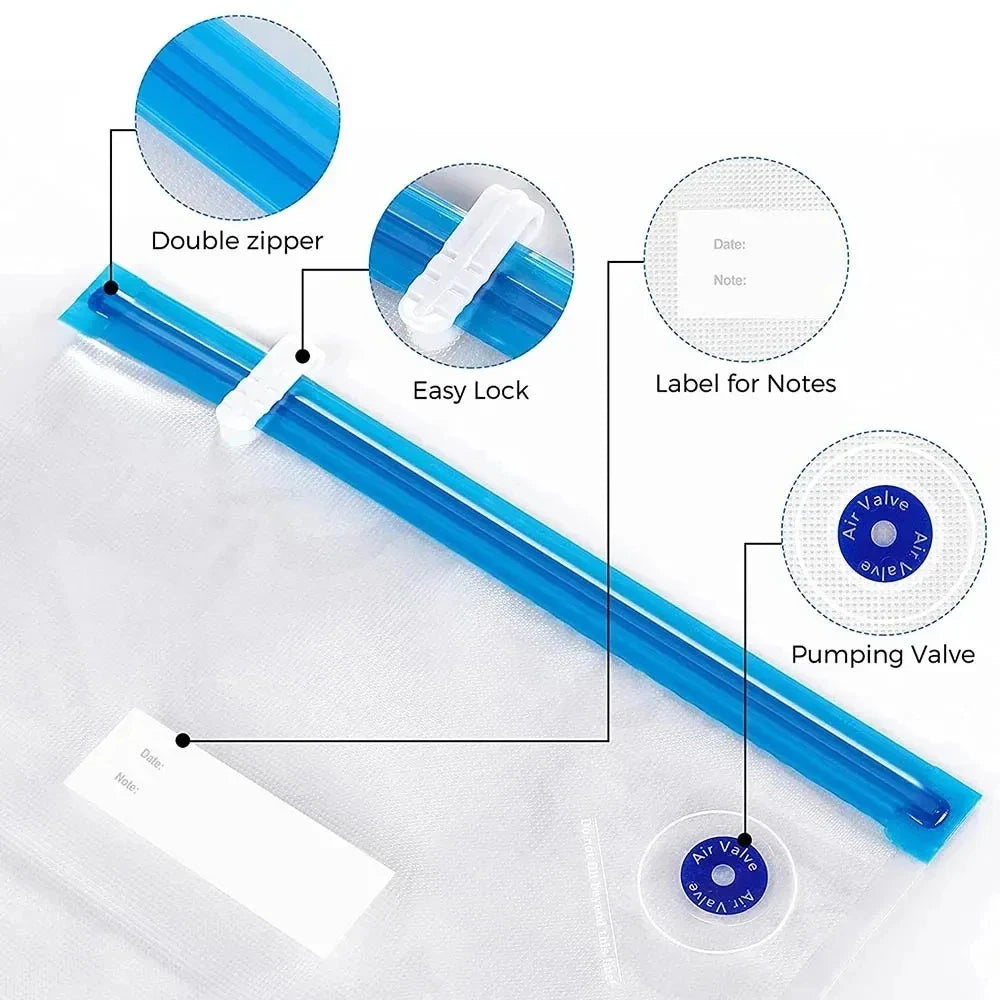 3D Printer Accessories, for PLA ABS PETG Nylon TPU ASA Filament Keep Dry, Filament Vacuum Storage Bags with Hand/Electric Pump