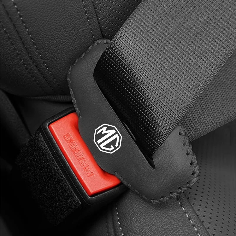 Car Seat Belt Buckle Clip Dustproof Cover Anti Scratch Protector Accessories For Morris Garages MG HS 2025 6 3 5 7 TF ZR ZS HS