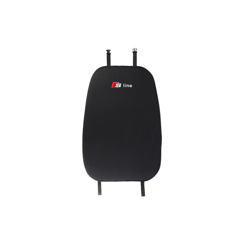 Anti-Slip Car Seat Backrest Cushion Auto Emblem Seat Protective Covers With Pocket For Audi Sline RS TT A3 A4 A6 S4 S5 S6 S7 Q3