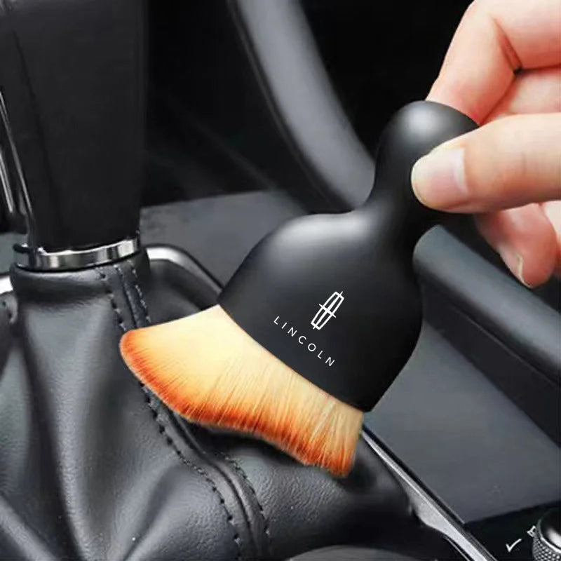 High-end Car Cleaning Brush+Suede Wash Towel For Lincoln Navigator 2 Mkx Mkz Mkc Mkt Mks Continental Diecast Interior Accessory