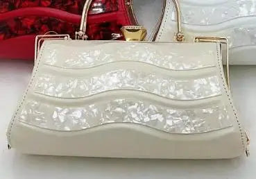 Designer Wallet Fashion Acrylic Evening Bag Women's Multi color Patch Handbag Geometry Celebrity Dress Evening Party Handbag
