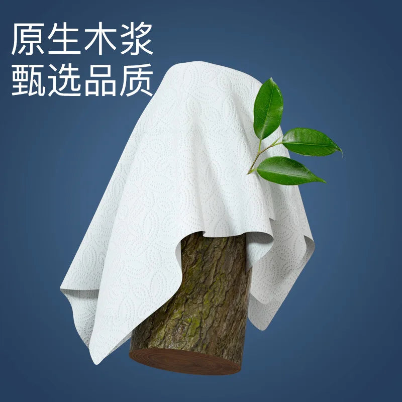 400Tissue Paper Facial Tissue Original Wood Pulp Extractable Hand Wiping Paper Napkin Paper for Car and Home Use Economical Pack