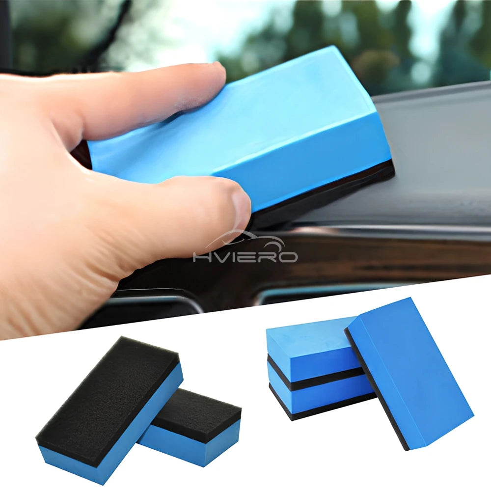 10/30Pcs Car Ceramic Coating Sponge Automobiles Glass Nano Wax Coat Applicator Pads Sponges for Auto Waxing Soft Polishing Clean