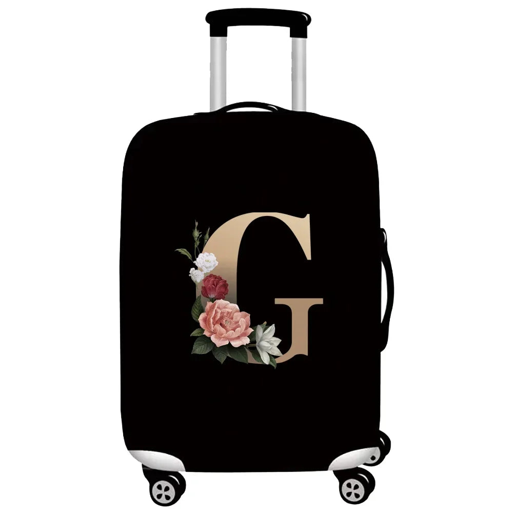 Luggage Protective Cover Travel Accessories Suitcase Dust Wear-resistant Gold Letter Series Protective Case 2026 Fashion