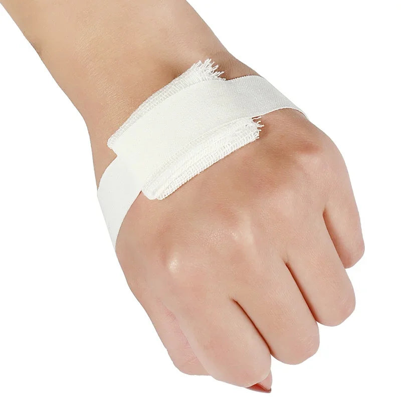 5Roll 2cmX2m Breathable Tape Medical  Pressure Tape Fix Wound Dressing Emergency First Aid Kit(No Stick To Skin)