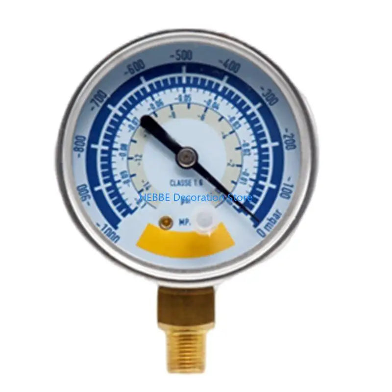 B0KC Vacuum Gauge Pressure Gauge Accurate Air Gauge 0-14psi 1/8inch