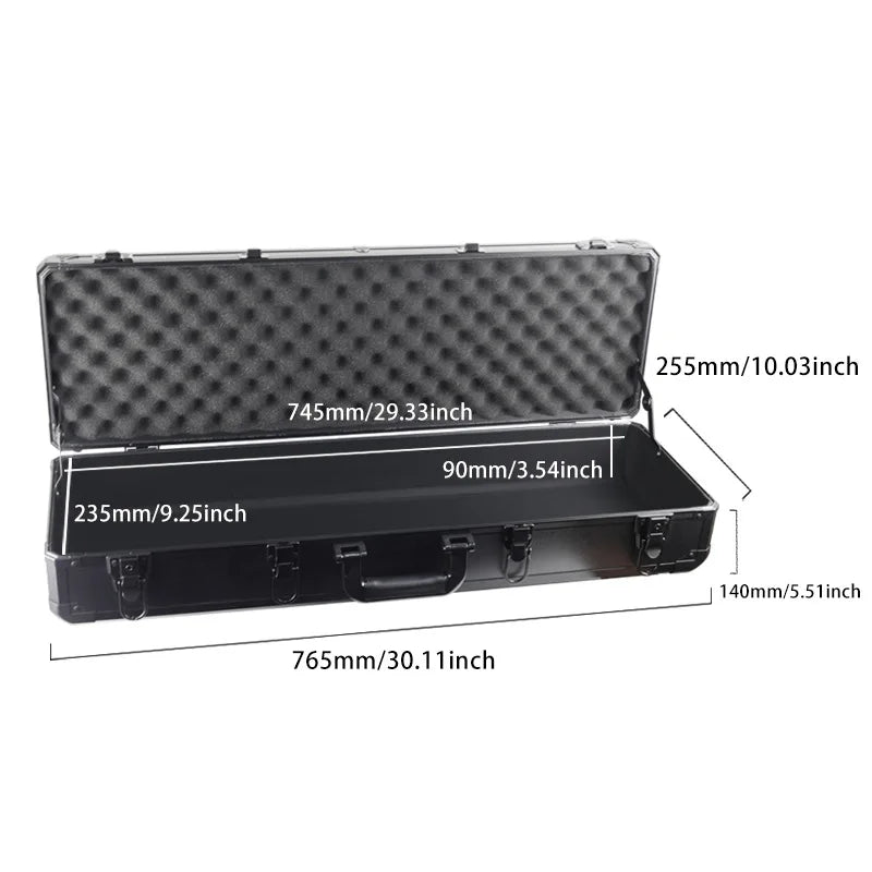 Aluminum Alloy Tool Case Large Capacity Suitcase Shockproof Instruments Equipment Protective Box Portable Hardware Storage Box