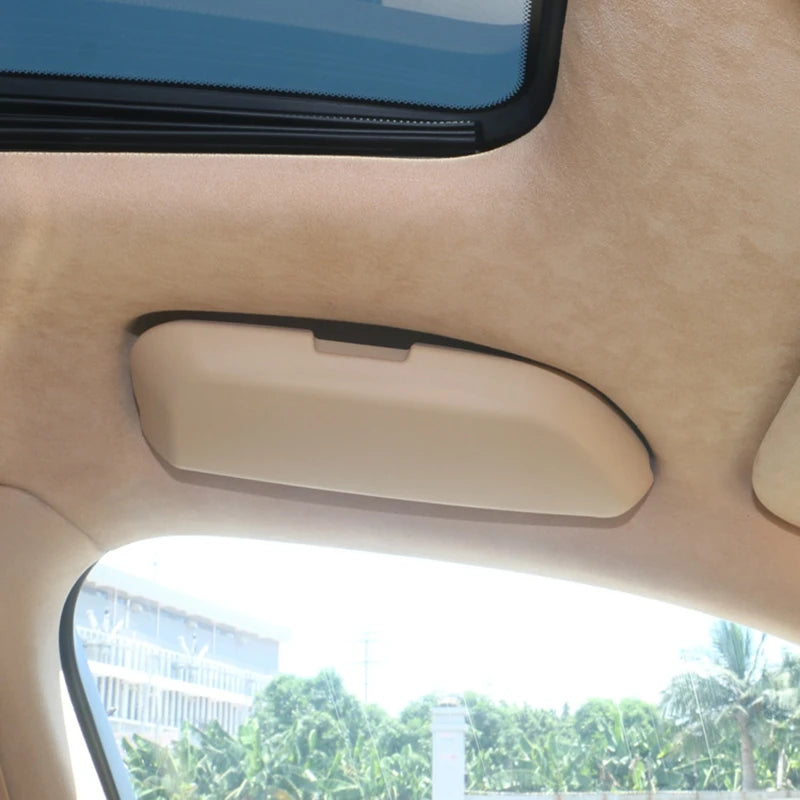 Car Sunglasses Case Holder Glasses Box Storage For Porsche Cayenne 2011-2023 Panamera 2010-2013 Macan 2014-2024