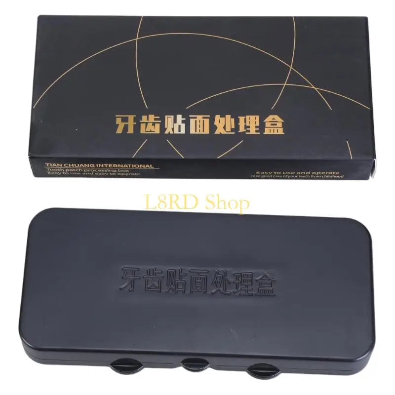 L8RD Tooth Patch Box All-ceramic Veneer Processing Beautiful Dental Porcelain Chip Cleaning Denture Storage Boxes