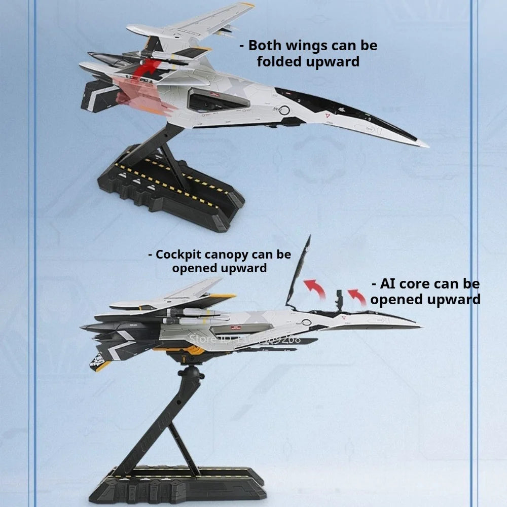 1:200 1:72 Nantianmen Project Xuannv Aerospace Fighter Model Toy Metal Body Movable Parts Aircraft Models Military Ornaments