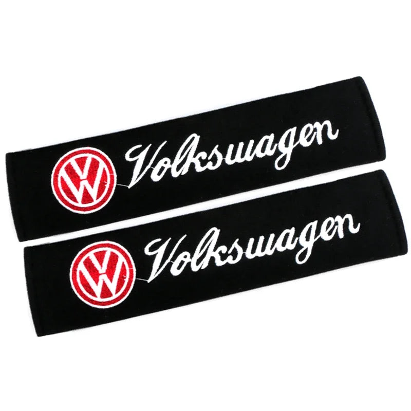 Car Seat Belt Cotton Safety Belt Shoulder Cover Breathable Protection for VW Volkswagen Golf Polo Passat Tiguan Touran Jetta GTI