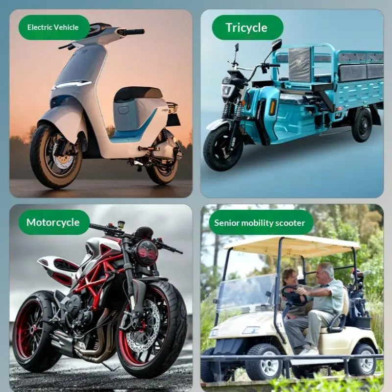New Motorcycle Horn 12V 48V 60V Universal Waterproof Electric Horn Moto Bike Motor ScooterSuper Loud Round Speaker