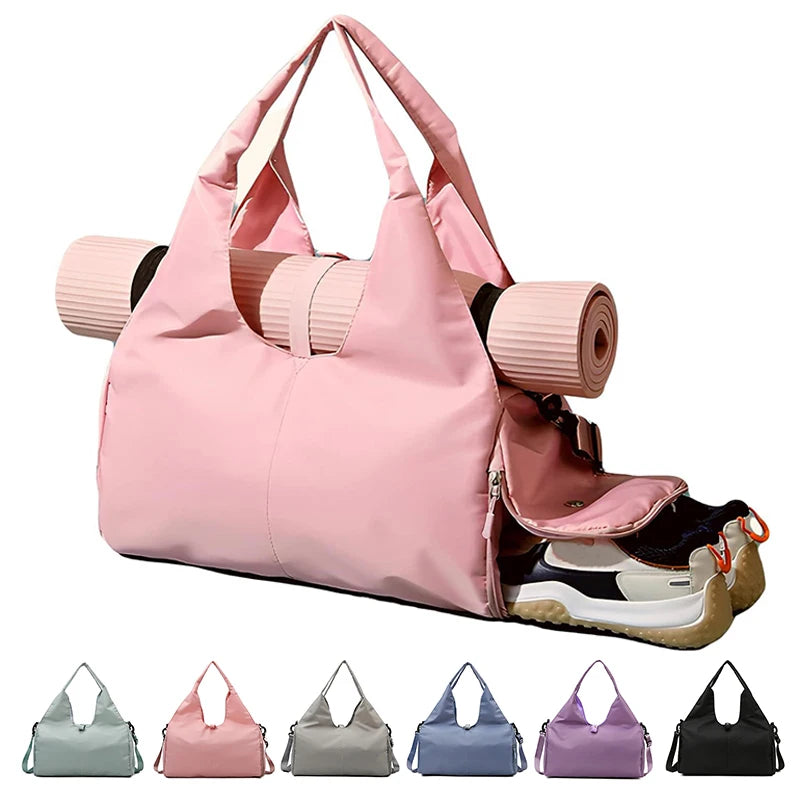 Yoga Mat Bag Gym Fitness Handbags for Women Men Training Sac De Sport Travel Gymtas Nylon Outdoor Sports Tas Sporttas