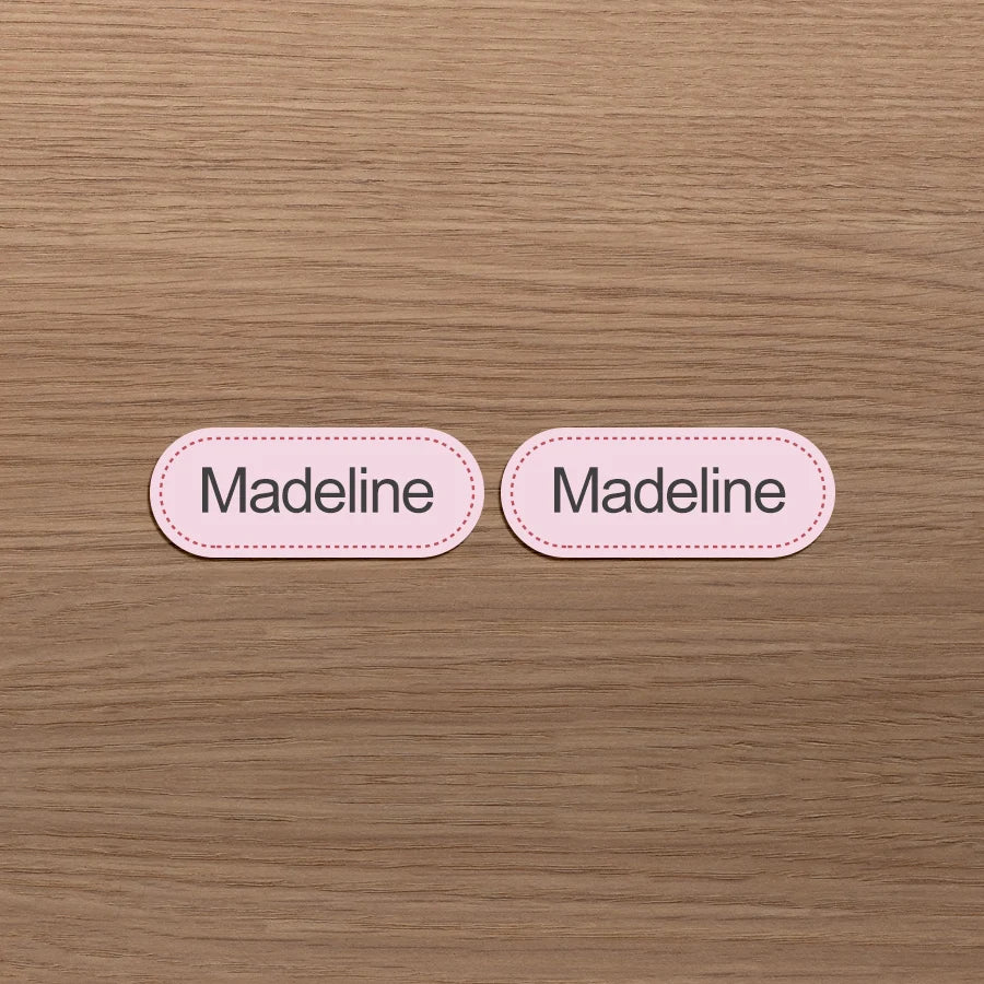 Labels for Ironing-for Cotton-Personalized for School,Sport,Club,Retirement Home,for Clothes,DIY Accessories,Machine Washable