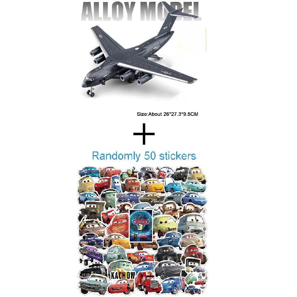 1:180 Y-20 Transport Plane Model Toy Car Music Light Pull Back Drop Resistant Combat Aircraft Military Models Ornaments Boy Gift