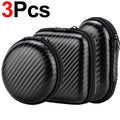 Mini Earbud Carrying Case Holder EVA Headphone Storage Bag with Zipper Earphone Headset Pouch Hard Disk Data Cable Organizers
