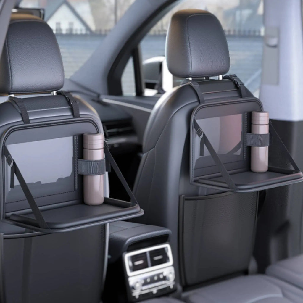 Foldable Car Tray Table Long-Lasting Backseat Tray Table Foldable Car Desk Space Saving Sturdy for Travel