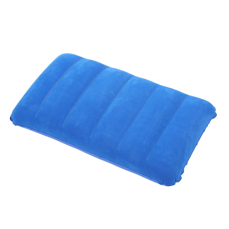 Air Cushion Pillows Outdoor Camping Folding Square lnflatable Pillows Travel Backrest Plane Head Rest pillow camping