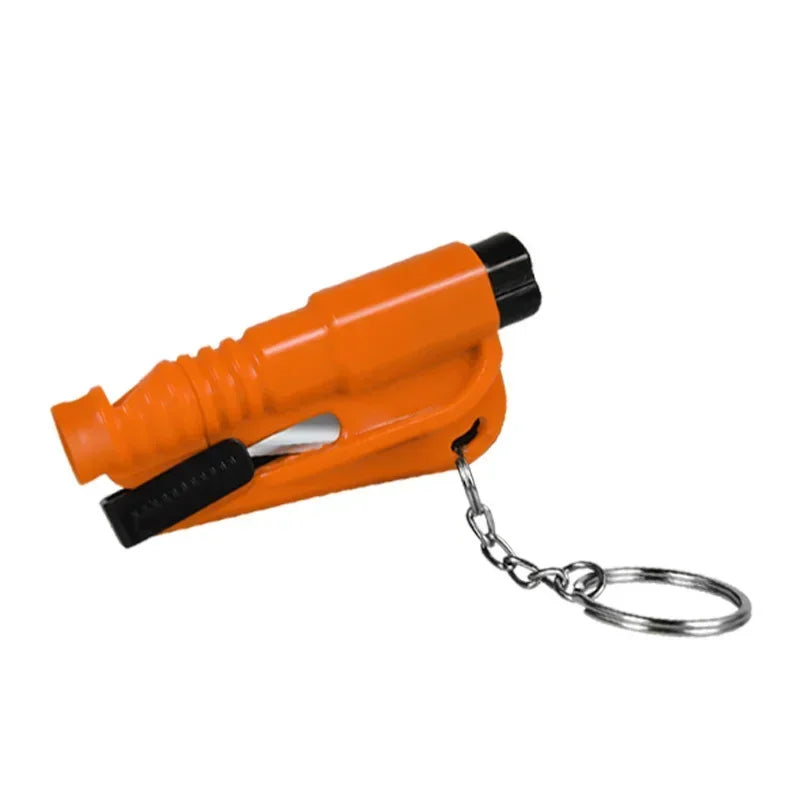=2026new 3-in-1 Car Safety Hammer Window Breaker & Seat Belt Cutter Keychain Mutifunction Emergency Rescue Tool Auto Accessories
