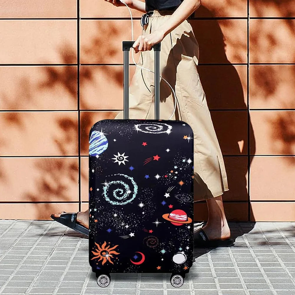 Suitable for 18-32 Inch Luggage Cover Elastic Fabric Luggage Protection Cover Luggage Dust Cover and More