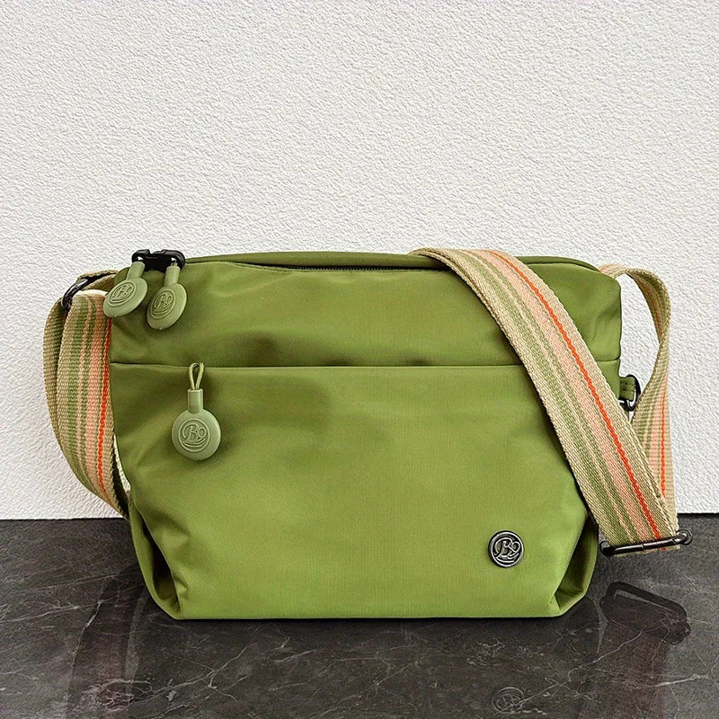 Chic Ultra-light Nylon Crossbody Bags for Women, Designer Bag-Lightweight, Zipper Closure, Adjustable Wide Strap, Cotton Lining
