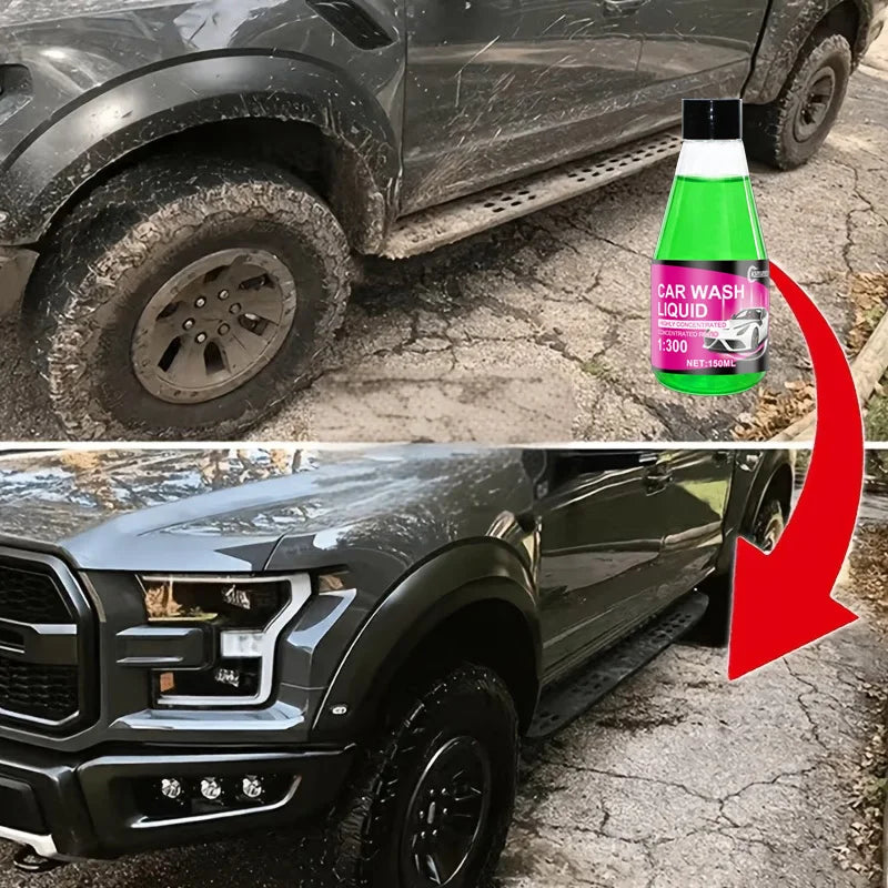 Green Foam Car Wash Liquid High Concentration Cleaning Shampoo for Cars SUVs Trucks and RVs