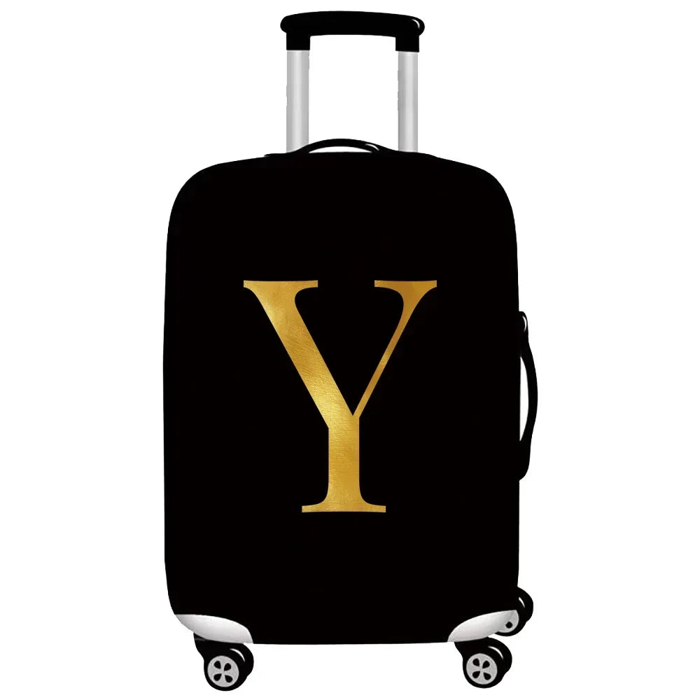 Luggage Protective Cover Thick Elastic Luggage Protective Covers Dust Cover Anti-Scratch Protective Suitcase Cover Letter Series