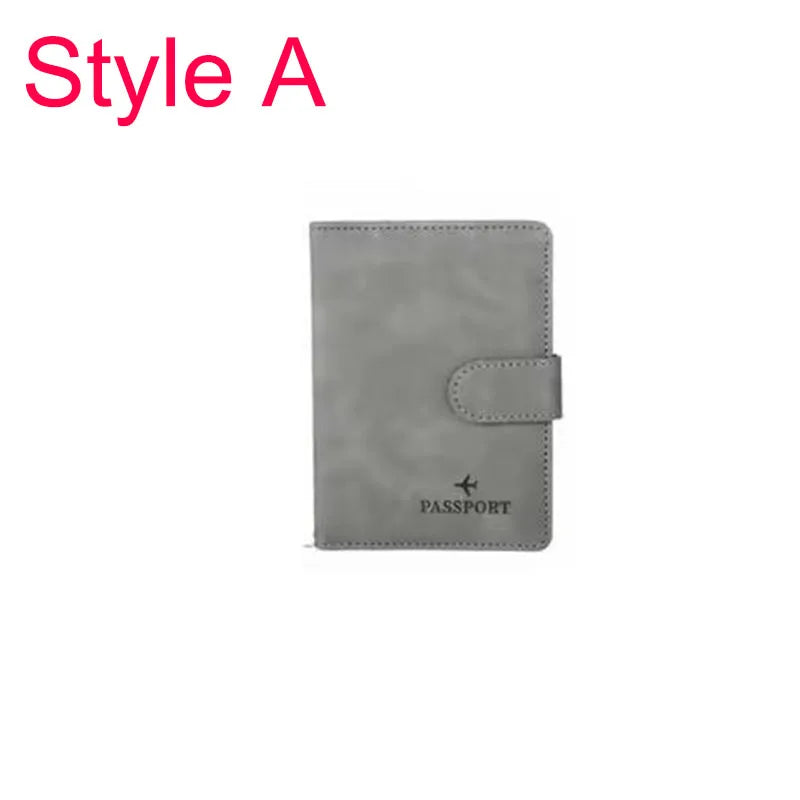 Organizer Storage Case/Travel Accessories Passport Case Vintage Leather Pattern Passports Holder Women Man ID Bank Credit Card