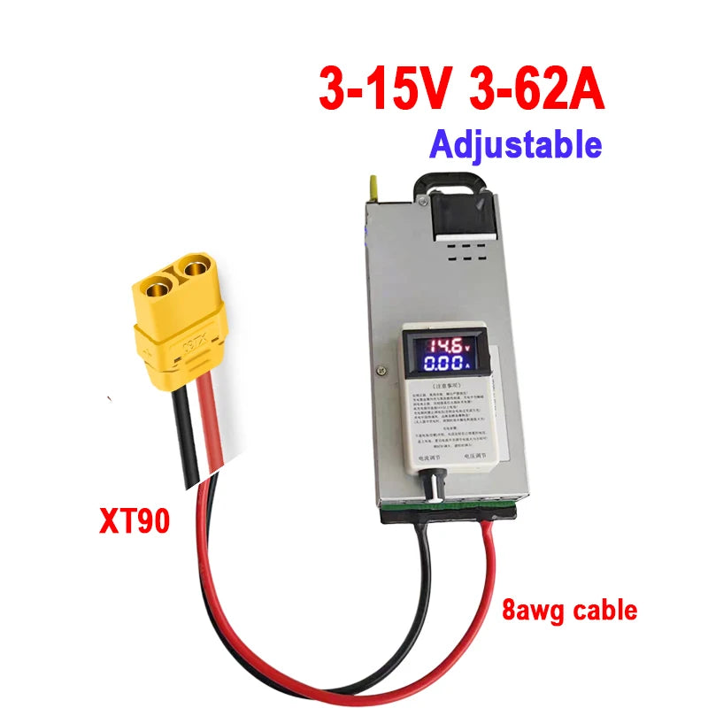 12V 120A Adjustable Charger Lifepo4 3-15v 3-120A 100A 80A 60A 50A 14.6V 4.2V Charger 12.6v 100A Lithium Polymer For Lithium Ion